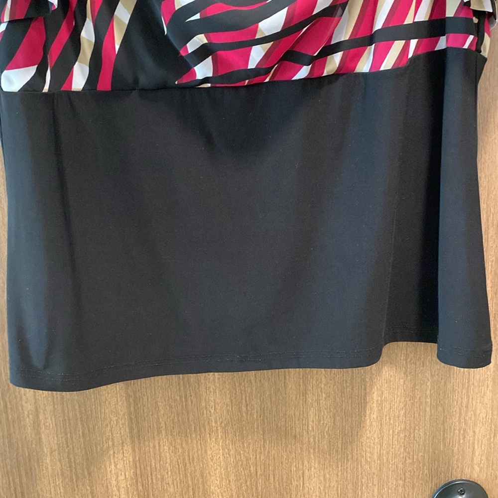 Worthington Cowl Neck Cold Shoulder Blouse Size 2X Career Work Business - Picture 6 of 10